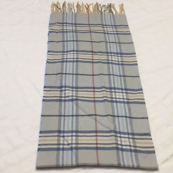 Cashmink Plaid Scarf Made In Germany - Picture 3 of 4